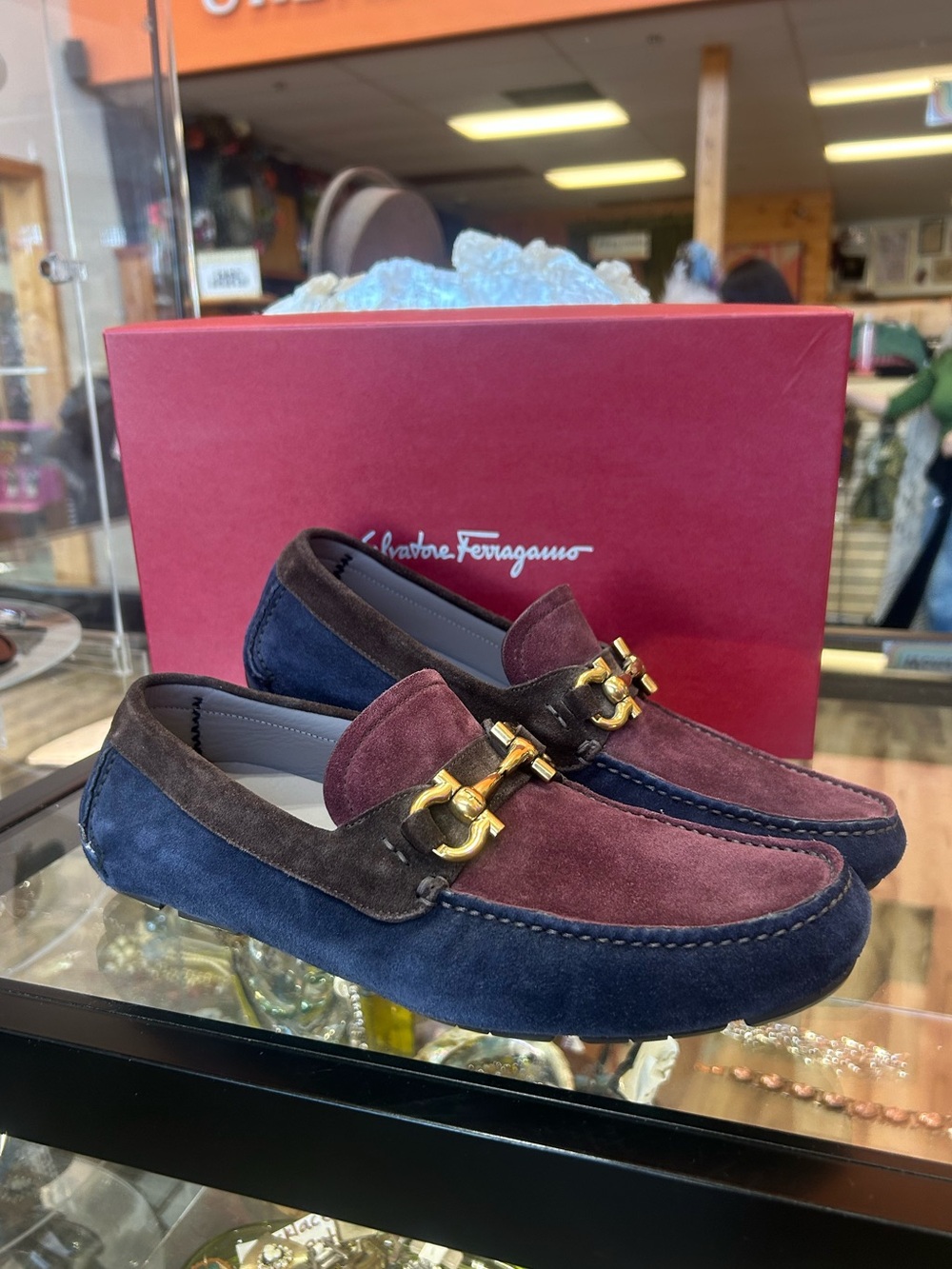 Salvatore Ferragamo Suede Loafers